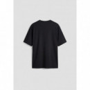 Camiseta regular fit de mezcla de algodón interlock de Antony Morato