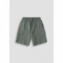 Pantalones cortos regular fit de mezcla de algodón con bolsillos de Antony Morato