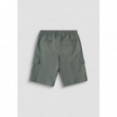 Pantalones cortos regular fit de mezcla de algodón con bolsillos de Antony Morato