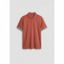 Polo regular fit de piqué de algodón con pequeño logotipo de Antony Morato