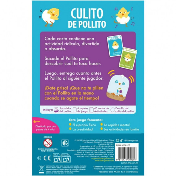 Culito de Pollito  ASMODEE - Guanxe Atlantic Marketplace