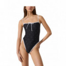 KARL LAGERFELD - kl polka dot cheeky ss - b32 - B3W46018/b32