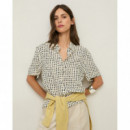 Blusas y Camisas Camisa YERSE Ipanema Navy Dots