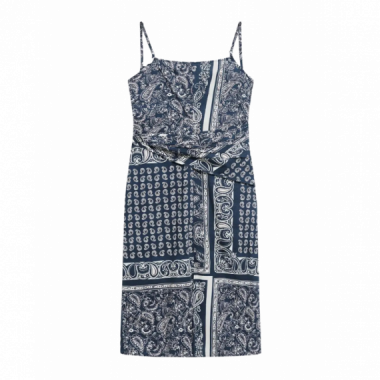 Vestidos Vestido ESE O ESE Cassis Estampado Paisley Azul