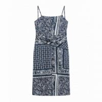 Vestidos Vestido ESE O ESE Cassis Estampado Paisley Azul