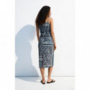 Vestidos Vestido ESE O ESE Cassis Estampado Paisley Azul