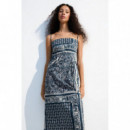Vestidos Vestido ESE O ESE Cassis Estampado Paisley Azul