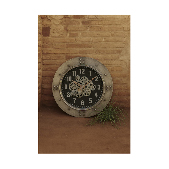 RELOJ MECANISMO GRIS