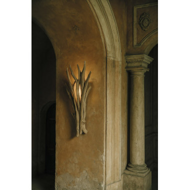 LAMPARA PARED TECA