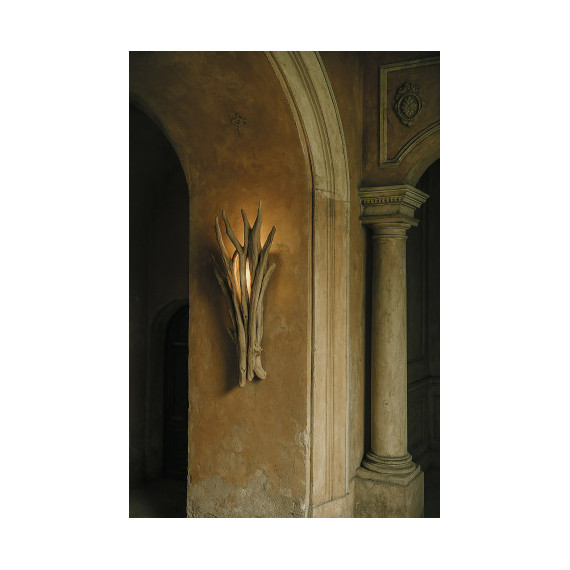 LAMPARA PARED TECA