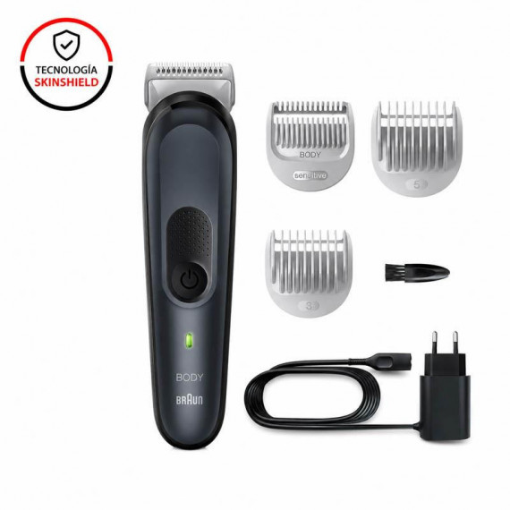 CORTAPELOS DE BATERÍA RECARGABLE NEGRO BRAUN