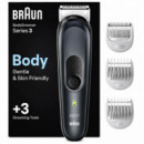 CORTAPELOS DE BATERÍA RECARGABLE NEGRO BRAUN