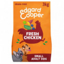 Edgard&cooper Perro Adulto Pequeño Pollo 3 Kg  EDGARD & COOPER