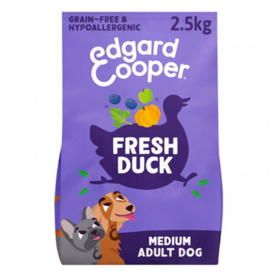 Edgard&cooper Perro Adulto Mediano Pato Hipoalergenico 7 Kg  EDGARD & COOPER