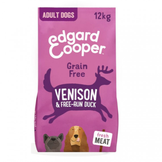 Edgard&cooper Perro Adulto Grande Venado y Pato Hipoalergeni  EDGARD & COOPER