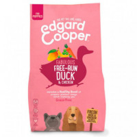 Edgard&cooper Perro Puppy Mediano Pato y Pollo 1 Kg  EDGARD & COOPER