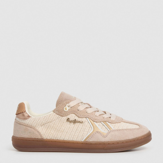 Pepe Jeans Zapatilla de piel estilo retro PLS000026-814