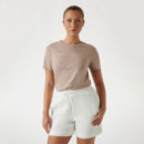Guess Athleisure Camiseta logotipo frontal V2YI07 K8HM0-G4Q9