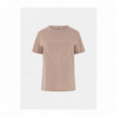Guess Athleisure Camiseta logotipo frontal V2YI07 K8HM0-G4Q9