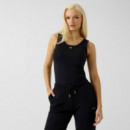 Guess Athleisure Camiseta negra V6YP09 K4312-JBLK