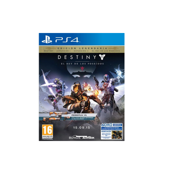 PS4 DESTINY : EL REY DE LOS POSEIDOS ED. LEGENDARIA