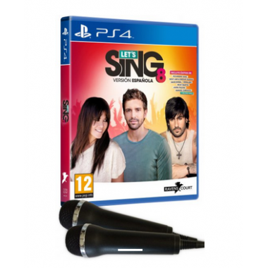 PS4 LETS SING 8: VERSION ESP. + 2 MIC