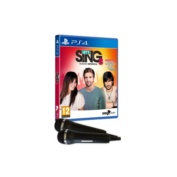 PS4 LETS SING 8: VERSION ESP. + 2 MIC