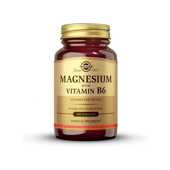 Magnesium B6 100 Comprimidos SOLGAR
