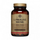 L-prolina 500 Mg 100 Capsulas SOLGAR