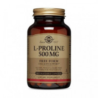 L-prolina 500 Mg 100 Capsulas SOLGAR