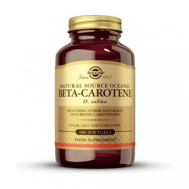 Beta-caroteno Oceanico SOLGAR 7MG 180 Cap Blandas