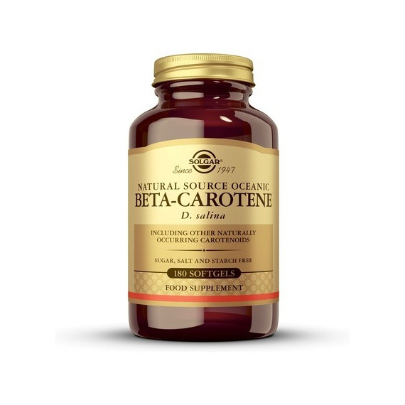 Beta-caroteno Oceanico SOLGAR 7MG 180 Cap Blandas