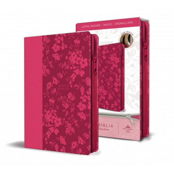 Biblia Reina Valera 1960 Letra Grande Simil Fucsia   2025