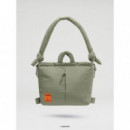 OLEND Bolsos Bolso Mochila ölend Ona Soft Bag Sage Peanuts