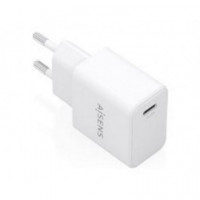 Cargador de Pared AISENS Gan 20W Pd 3.0 Qc 3.0 1XUSB-C Blanco (A110-1023)