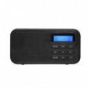 Radio Despertador DENVER DAB-42, Color Negro