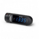 Radio Despertador DENVER CPR-700 con Función Snooze y Temporizador, Negro