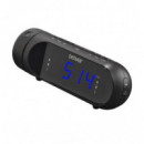 Radio Despertador DENVER CPR-700 con Función Snooze y Temporizador, Negro