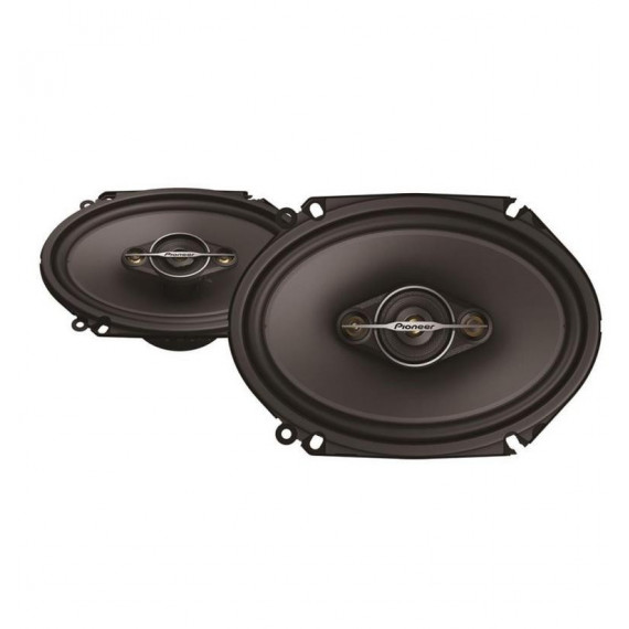 Altavoces PIONEER TS-A6881F, 4 Vías, 350W, 6X8 Pulgadas, Color Negro