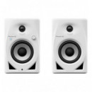 Altavoces PIONEER DM-40D-BT-W de 4", Inalámbricos y Alámbricos, Blancos