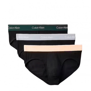 Pack de 3 Slips de Cadera - Icon Cotton Stretch  CALVIN KLEIN