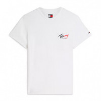 Camiseta Slim de Punto con Logo  TOMMY HILFIGER - Guanxe Atlantic Marketplace