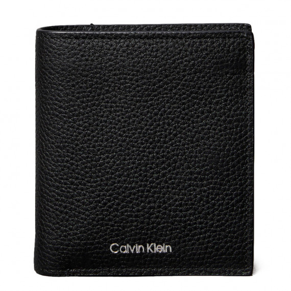 Cartera de Piel de Plegado Triple con Lámina Rfid con Logo  CALVIN KLEIN
