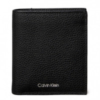 Cartera de Piel de Plegado Triple con Lámina Rfid con Logo  CALVIN KLEIN