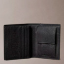 Cartera de Piel de Plegado Triple con Lámina Rfid con Logo  CALVIN KLEIN