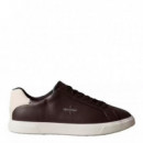Zapatillas de Piel con Logo Distintivo  CALVIN KLEIN