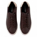 Zapatillas de Piel con Logo Distintivo  CALVIN KLEIN