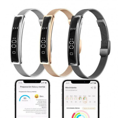 SMARTIA Pulsera Smartband Vital Negra
