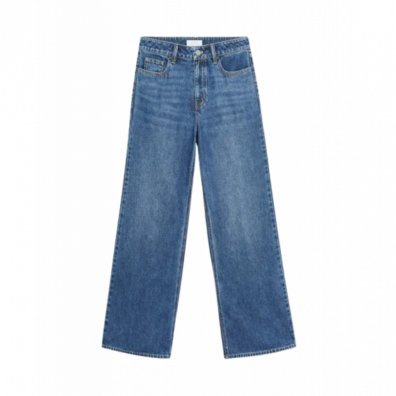 Pantalones Mujer Pantalón ESE O ESE Cooper Wide Medium Blue