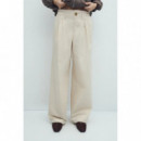 Pantalones Mujer Pantalón ESE O ESE Scott Piedra